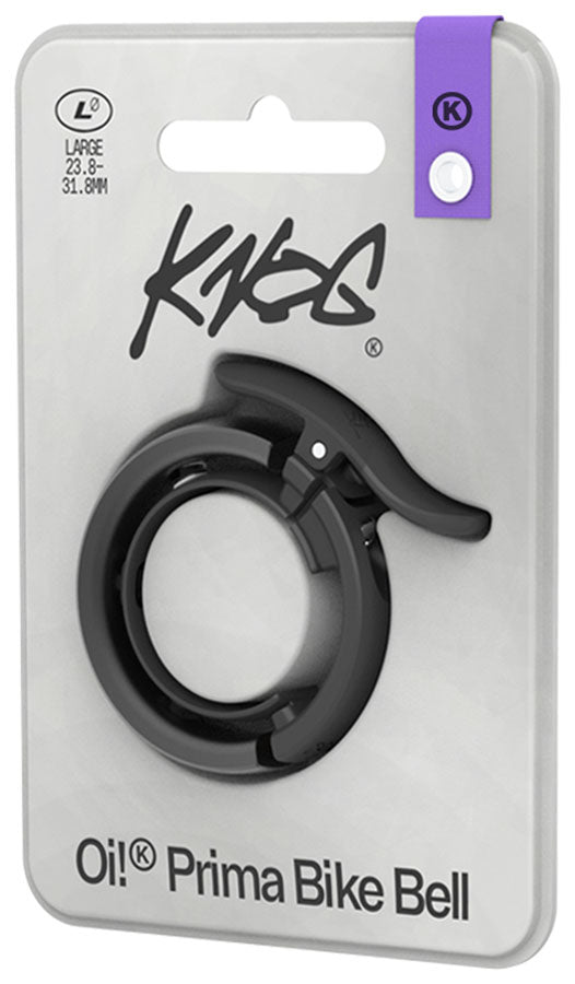 Knog Oi Prima Bell, Large, Anthracite, Each