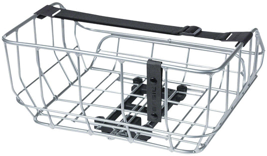 Basil-Portland-Rear-Basket-Basket-Grey-Steel-BSKT0538-Bicycle-Baskets