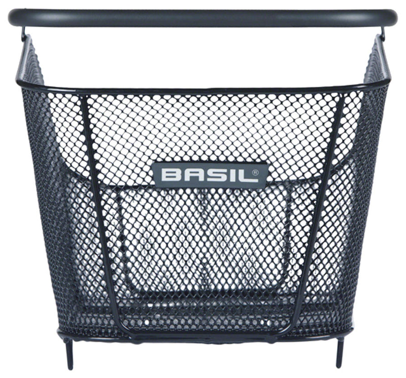 Load image into Gallery viewer, Basil Icon Basket Black Steel 15.7x13x9.8`
