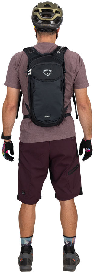 Load image into Gallery viewer, Osprey Berm 12 Hydration Pack - Raven Gray
