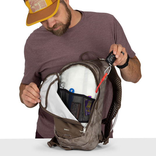 Osprey Berm 8 Hydration Pack - Pediment Gray Dust