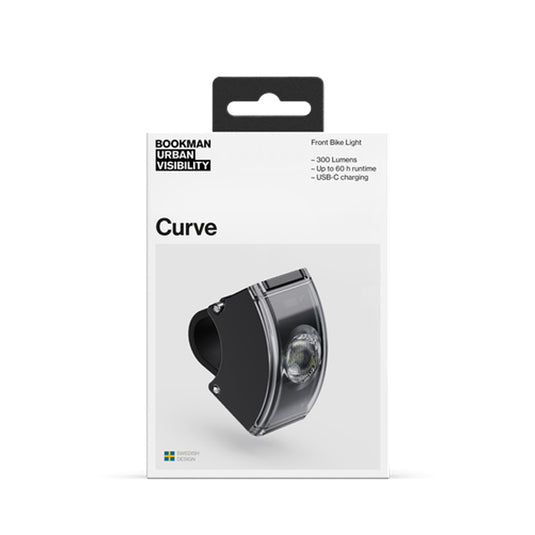 Bookman Visibility Curve Front Light, Black