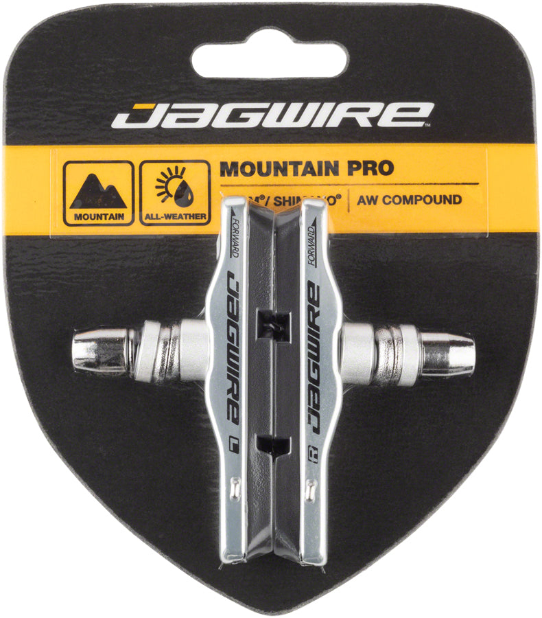 Load image into Gallery viewer, Pack of 2 Pair Jagwire Mountain Pro Bicycle Rim Brake Pads Threaded Post
