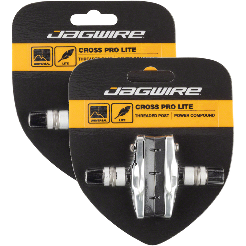Load image into Gallery viewer, Jagwire-Cross-Pro-Brake-Pads-Brake-Shoe-Threaded-Post-Road-Bike-BR0034PO2-Bicycle-Brake-Pads
