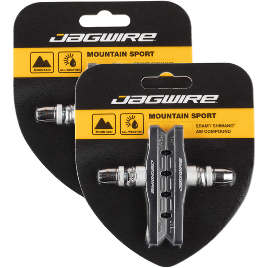 Jagwire-Mountain-Sport-Threaded-Brake-Shoe-Threaded-Post-Mountain-Bike-BR0036PO2-Bicycle-Brake-Pads