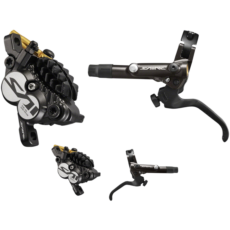 Load image into Gallery viewer, Shimano-Disc-Brake-&amp;-Lever-Universal-BR0078-BR0079-MTB-Flat-Bar-Disc-Brakes
