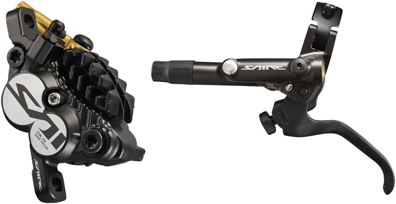 Load image into Gallery viewer, Shimano Saint BR-M820 Hydraulic Disc Brake Set 4-Piston Front &amp; Rear with Adjustable Levers
