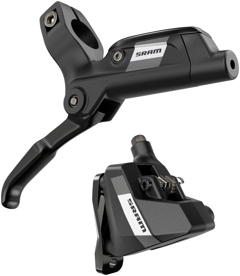 Load image into Gallery viewer, SRAM S300 Flat Mount Hydraulic Disc Brake and Lever Set 2-Piston, Right/Left, Black, DOT Fluid, Lightweight, High-Performance MTB / Road Bike Brake Bundle
