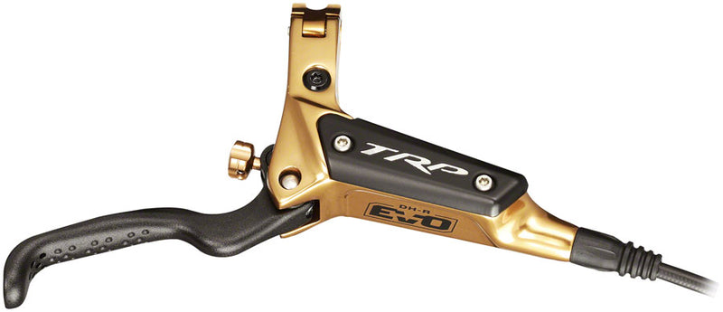 Load image into Gallery viewer, TRP DH-R EVO HD-M846 MTB Hydraulic Disc Brake, Left, Post mount, Disc: Not included, 320g, Gold
