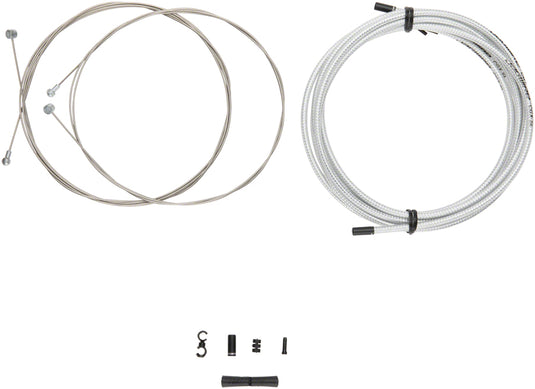 Jagwire Universal Sport Brake Cable Kit Sterling Silver With Lined Housing