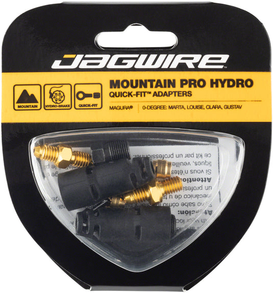 Pack of 2 Jagwire Pro Disc Brake Hydraulic Hose Quick-Fit Adaptor