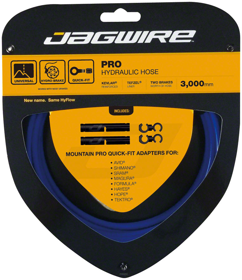 Load image into Gallery viewer, Jagwire Pro Hydraulic Disc Brake Hose and Quick-Fit Adapters Kit for Shimano XTR, XT, SLX, Aluminum, Tefzel, Kevlar
