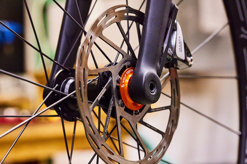 Load image into Gallery viewer, Wolf Tooth Centerlock Rotor Lockring - Internal Spline Centerlock Rotor Lockring - Internal Spline Blue

