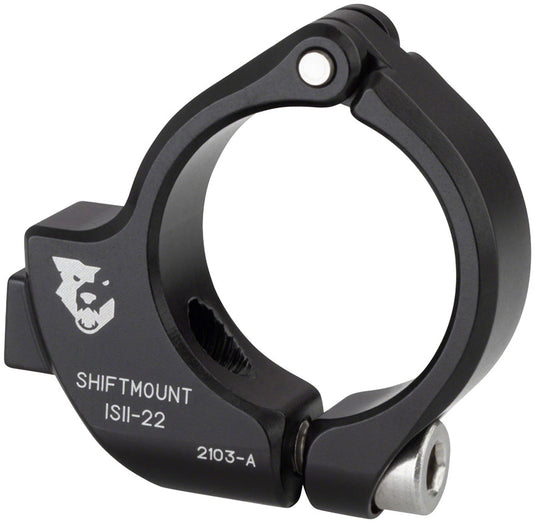 Wolf Tooth ShiftMount Clamp for I-spec II Shifters 22.2mm Aluminum Mount for MTB & Road