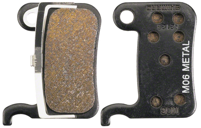 Load image into Gallery viewer, Shimano M06-MX Metal Disc Brake Pads &amp; Springs High-Performance Sintered Metal for MTB &amp; BMX Brakes
