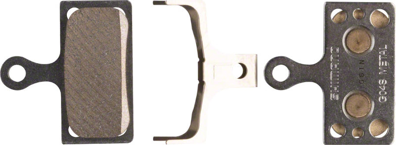 Load image into Gallery viewer, Shimano G04S-MX Metal Disc Brake Pads &amp; Springs High-Performance Sintered Brake Components for Shimano 2-Piston Calipers
