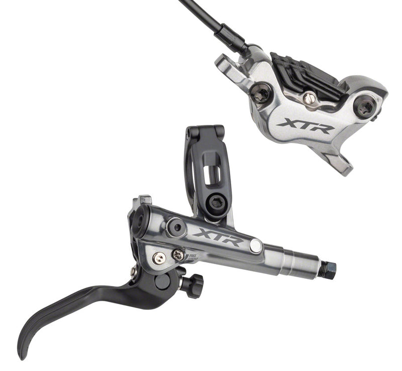 Load image into Gallery viewer, Shimano XTR M9120 Hydraulic Disc Brake Bundle 4-Piston Enduro Performance, Front &amp; Rear, Mineral Oil, Post Mount, Adjustable Reach and Contact Point
