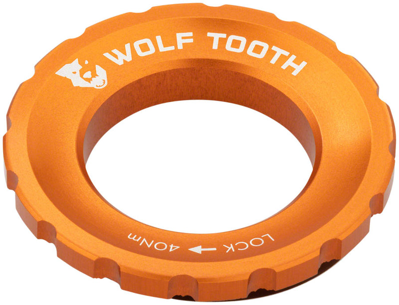 Load image into Gallery viewer, Pack of 2 Wolf Tooth CenterLock Lockring - Orange
