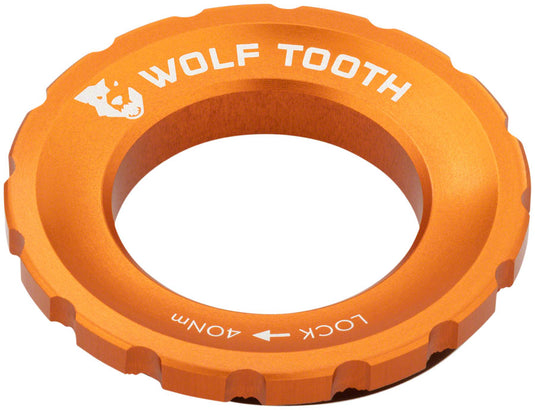 Pack of 2 Wolf Tooth CenterLock Lockring - Orange