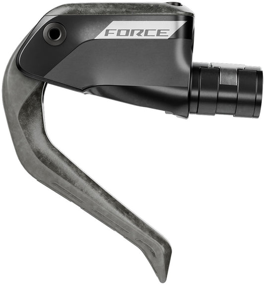 SRAM Force Aero Disc Brake and Lever - Front, Flat Mount, 20mm Offset, 1100mm Hose, Carbon Lever Blade, Black, E1
