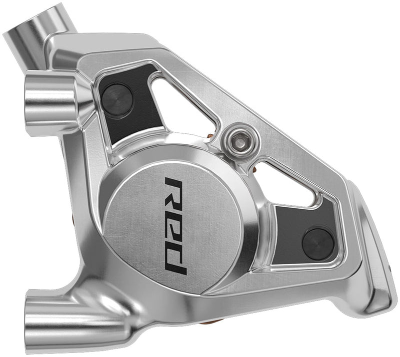 Load image into Gallery viewer, SRAM RED Aero Disc Brake and Lever - Rear, Flat Mount, 20mm Offset, 2000mm Hose, Carbon Lever Blade, Black/Silver, E1
