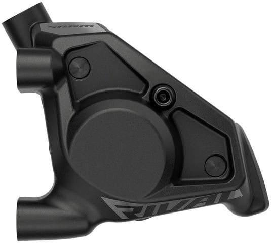 SRAM Rival Aero Disc Brake and Lever - Rear, Flat Mount, 20mm Offset, 2000mm Hose, Carbon Lever Blade, Black, E1