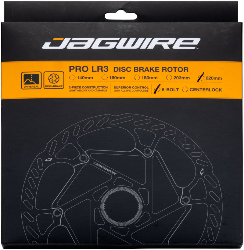 Load image into Gallery viewer, Jagwire Sport SR2 Disc Brake Rotor - 220mm, 6-Bolt, 2.0mm Thickness
