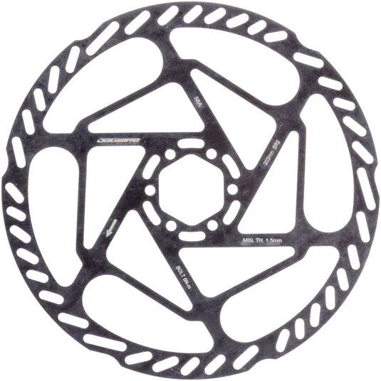 Jagwire Sport SR2 Disc Brake Rotor - 203mm, 6-Bolt, 1.8mm Thickness