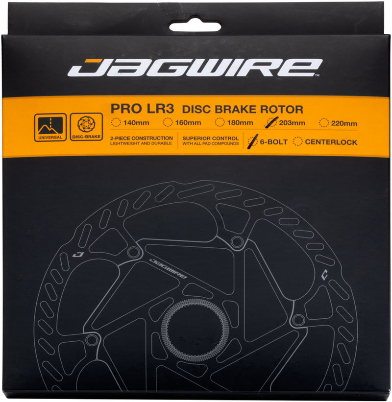 Load image into Gallery viewer, Jagwire Sport SR2 Disc Brake Rotor - 203mm, 6-Bolt, 1.8mm Thickness

