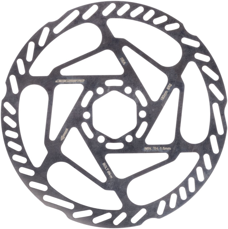 Load image into Gallery viewer, Jagwire Sport SR2 Disc Brake Rotor - 180mm, 6-Bolt, 1.8mm Thickness
