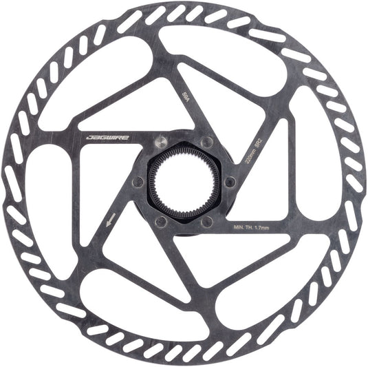 Jagwire Sport SR2 Disc Brake Rotor - 220mm, Center Lock, Includes Lockring, 2.0mm Thickness