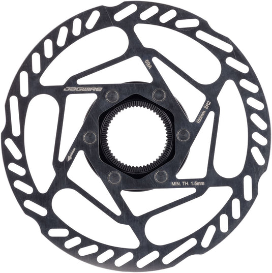Jagwire Sport SR2 Disc Brake Rotor - 160mm, Center Lock, Includes Lockring, 1.8mm Thickness