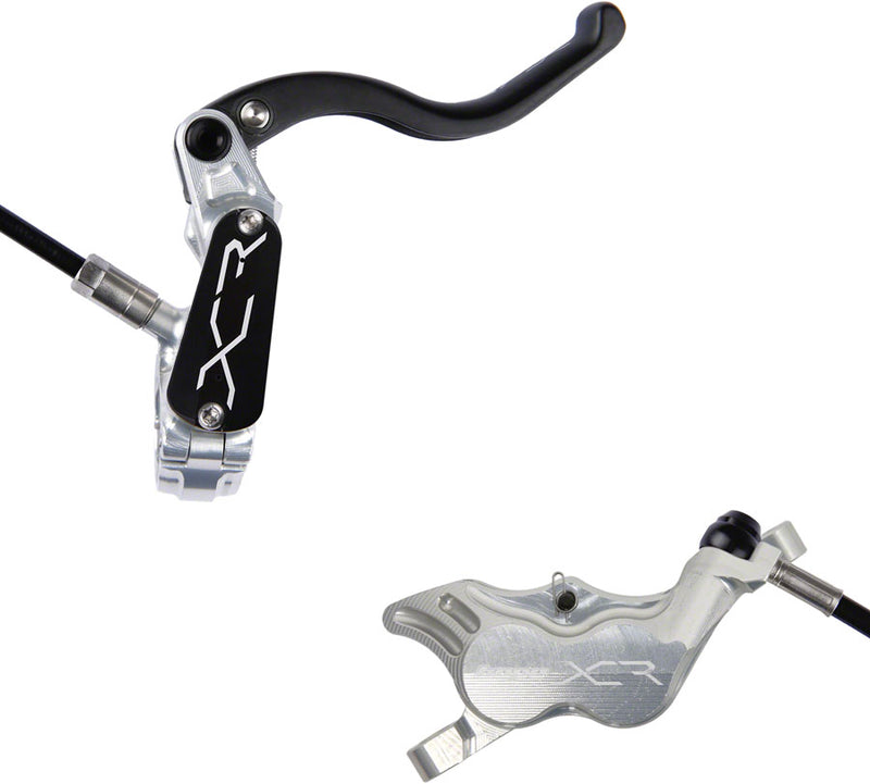 Load image into Gallery viewer, Hope XCR Pro E4 Hydraulic Disc Brake Set Front &amp; Rear Post Mount, Carbon Lever, Lightweight Performance
