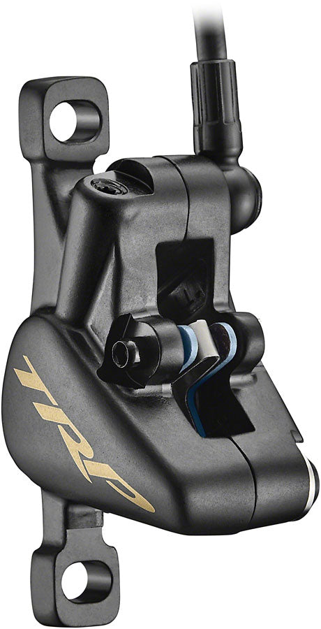 TRP EVO X HD-M9020 Disc Brake and Lever - Right/Front or Rear, 1900mm Hose, Post Mount, 2-Piston, Gold