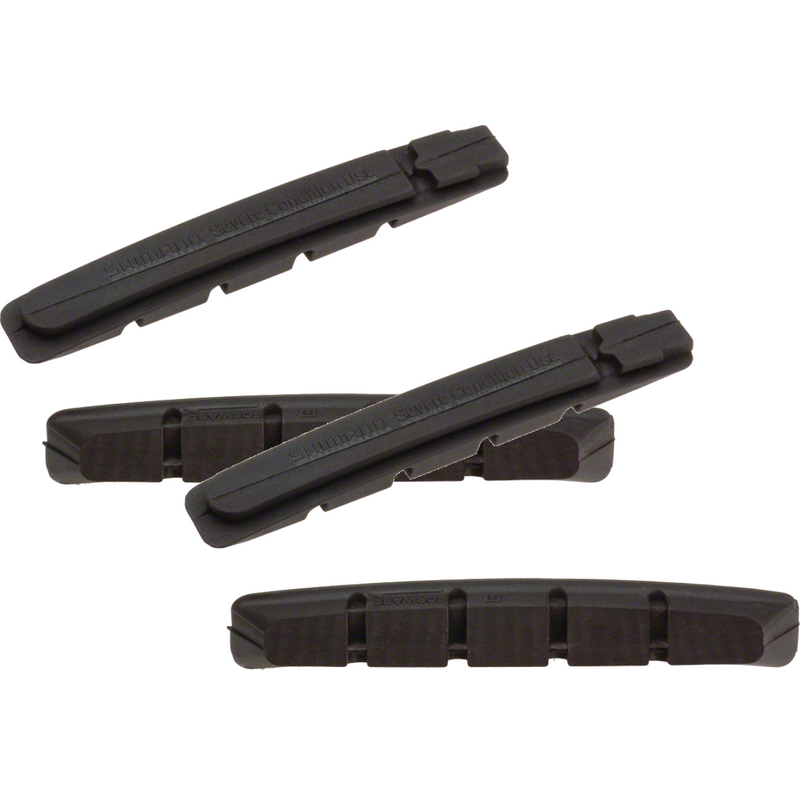 Load image into Gallery viewer, Shimano-Mountain-Replacement-Pads-Brake-Shoe-Threaded-Post-Universal-BR1500PO2-Bicycle-Brake-Pads
