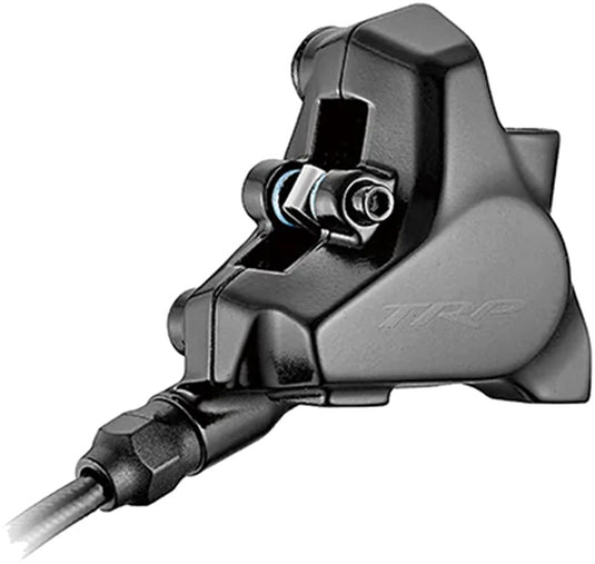 TRP Hylex Disc Brake and Lever - Right, Hydraulic, 2-Piston, 1900mm Hose, Flat Mount, Black