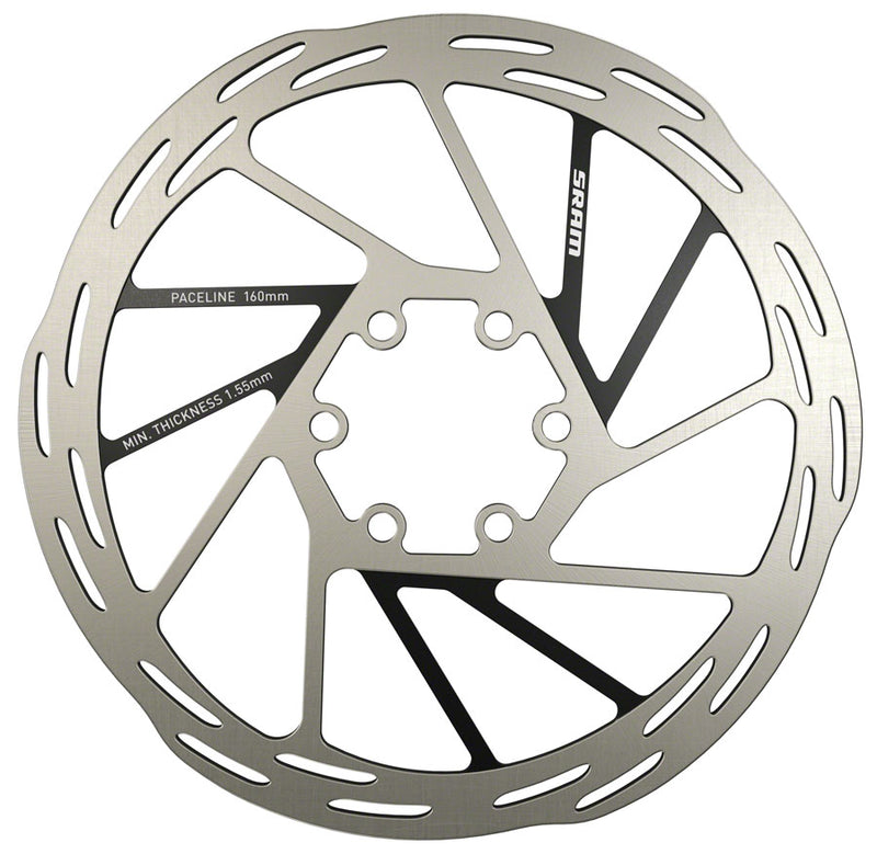 Load image into Gallery viewer, SRAM Paceline Disc Brake Rotors 140mm &amp; 160mm - 6-Bolt, Quiet, High-Performance Road Bike Components
