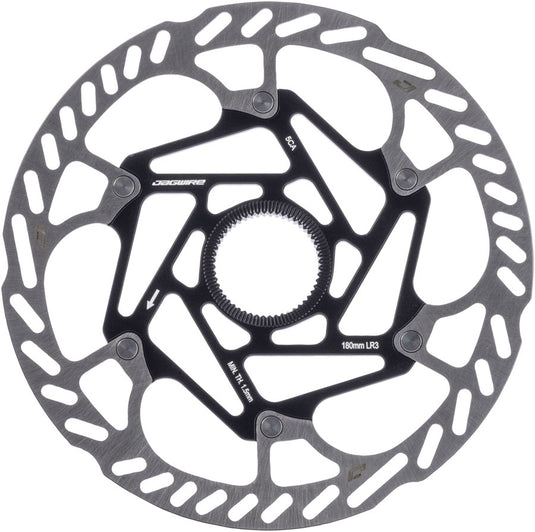Jagwire Pro LR3 Disc Brake Rotor - 203mm, Center Lock, Includes Lockring, 1.8mm Thickness