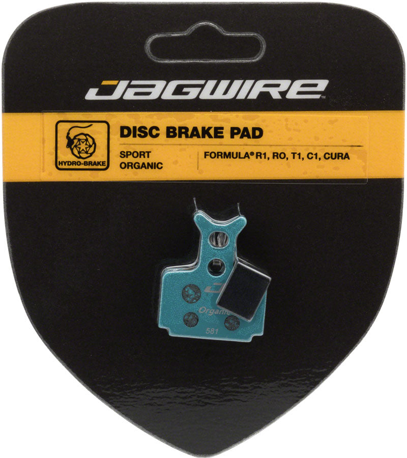 Load image into Gallery viewer, Jagwire Sport Organic Disc Brake Pads - For Formula C1, CR3, Cura, Mega,
