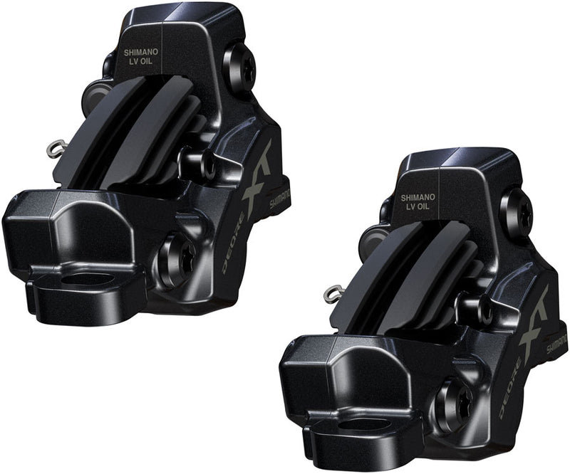 Load image into Gallery viewer, Shimano Deore XT M8200/8220 Disc Brake Upgrade Kit - Right and Left BL-M8200 Levers, Post Mount, Front and Rear BR-M8220
