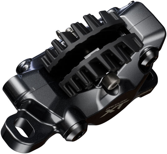 Shimano Deore XT BR-M8200 XC Disc Brake Caliper - Front or Rear, Post Mount, 2-Piston, Includes J04C-MF Finned Metal
