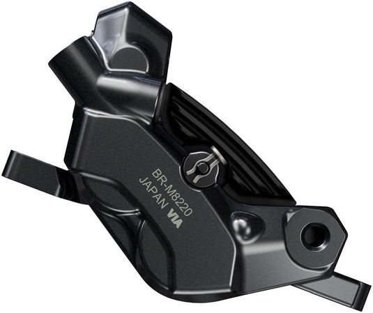 Shimano Deore XT BR-M8220 Disc Brake and BL-M8200 Lever - Right/Rear, Post Mount, 4-Piston Caliper, SM-BH90-SBM Hose,