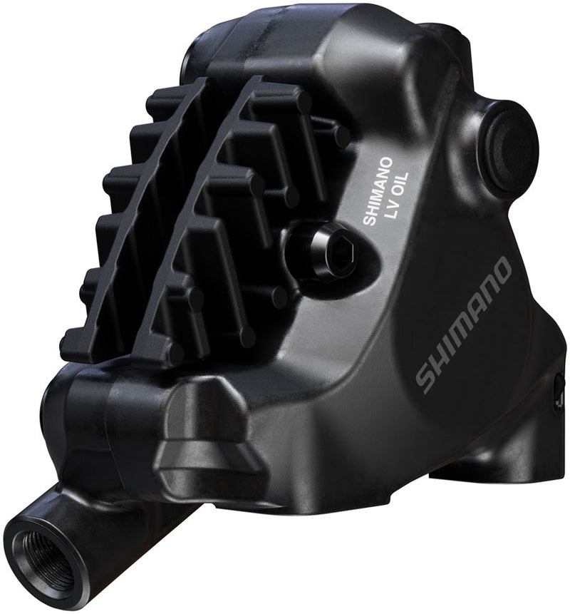 Load image into Gallery viewer, Shimano BR-MT805 XC Disc Brake Caliper - Rear, Flat Mount, 2-Piston, Includes K04S Metal Pads
