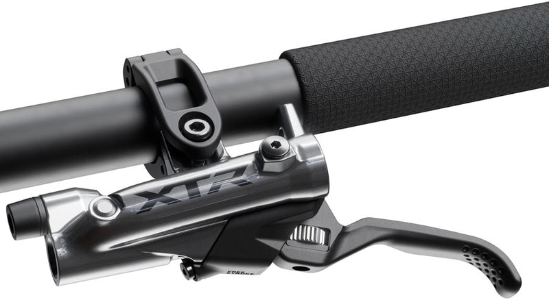 Load image into Gallery viewer, Shimano XTR M9220 Enduro Disc Brake and Lever - Left/Front, Post Mount, 4-Piston Caliper, SM-BH90-SBM Hose, Finned Metal
