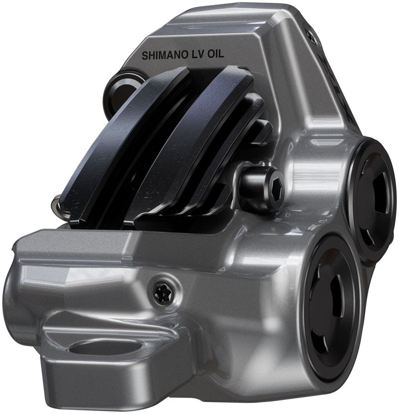 Load image into Gallery viewer, Shimano XTR M9220 Enduro Disc Brake and Lever - Left/Front, Post Mount, 4-Piston Caliper, SM-BH90-SBM Hose, Finned Metal
