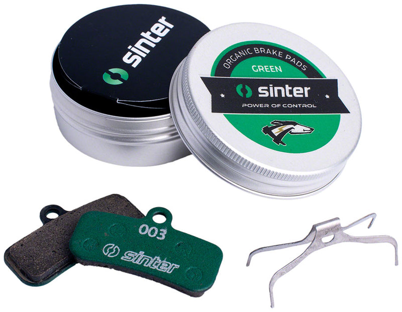Load image into Gallery viewer, Sinter Green S2032 Organic Disc Brake Pads Pair High-Performance Shimano D-Type Racing Brake Components
