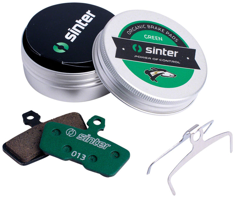 Load image into Gallery viewer, Sinter Green s2032 Organic Disc Brake Pads Bundle for Avid Code &amp; SRAM GuideHigh-Performance, Ceramic-Enhanced Braking
