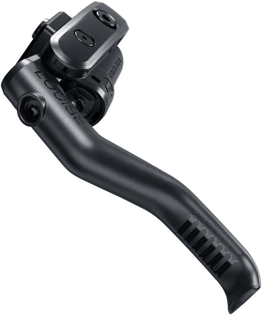 Magura Louise Elite Disc Brake and Lever - Front or Rear, Post Mount, 4-Piston, Carbotecture Lever Blade, Black