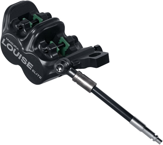 Magura Louise Elite Disc Brake and Lever - Front or Rear, Post Mount, 4-Piston, Carbotecture Lever Blade, Black