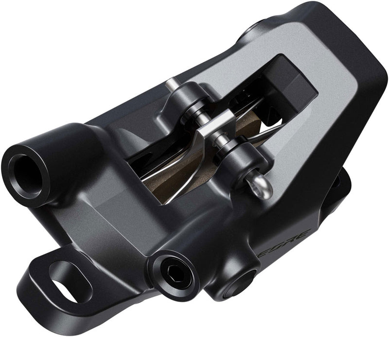Load image into Gallery viewer, Shimano Deore BR-M6200 Disc Brake Caliper - Front or Rear, Post Mount, 2-Piston, Includes G04S-MX Metal Pads, Gray
